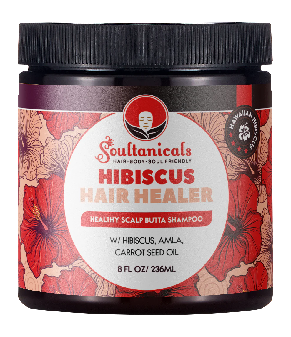 Soultanicals Hibiscus Hair Healer Healthy Scalp Butta Shampoo 8oz