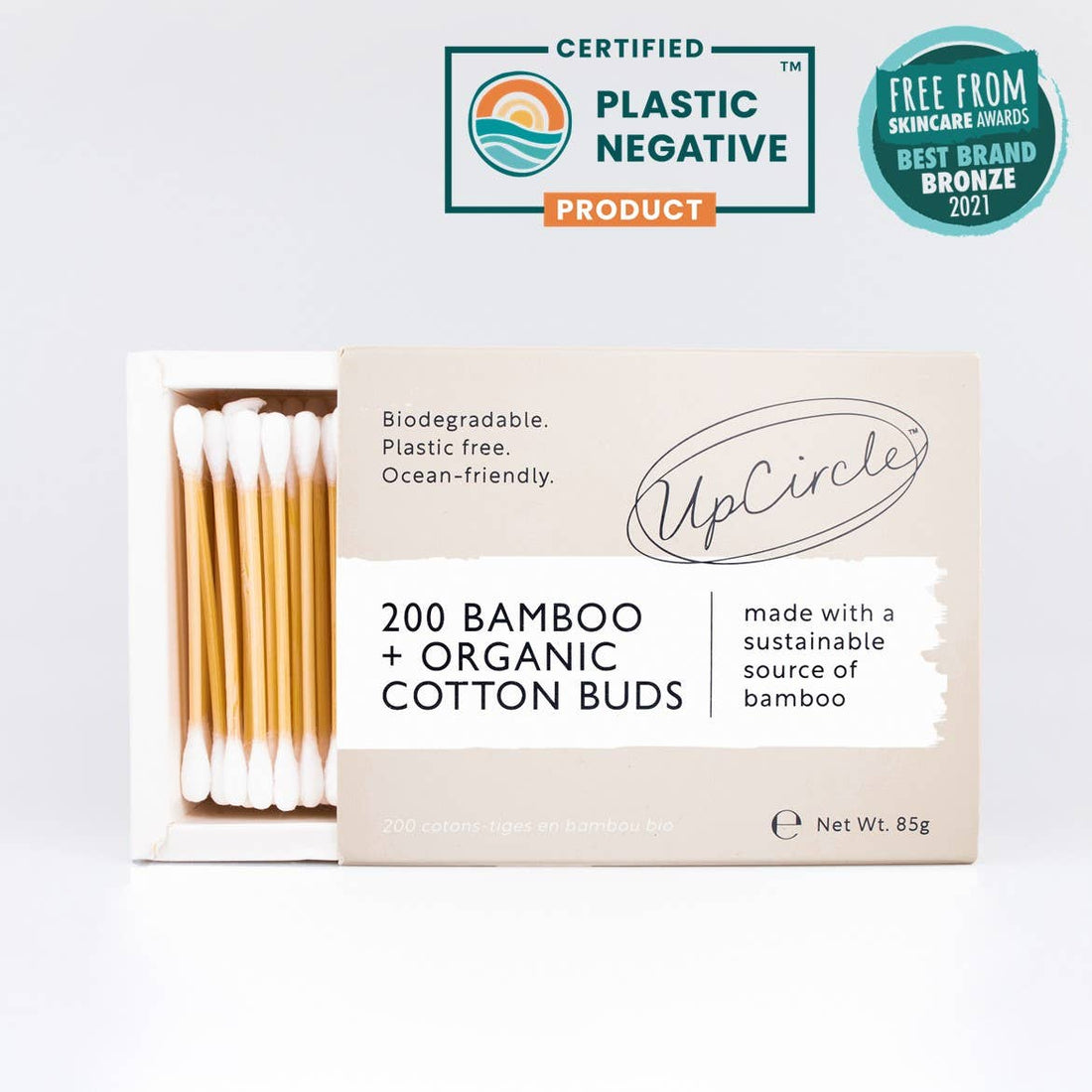 UpCircle Bamboo + Organic Cotton Buds 200pcs