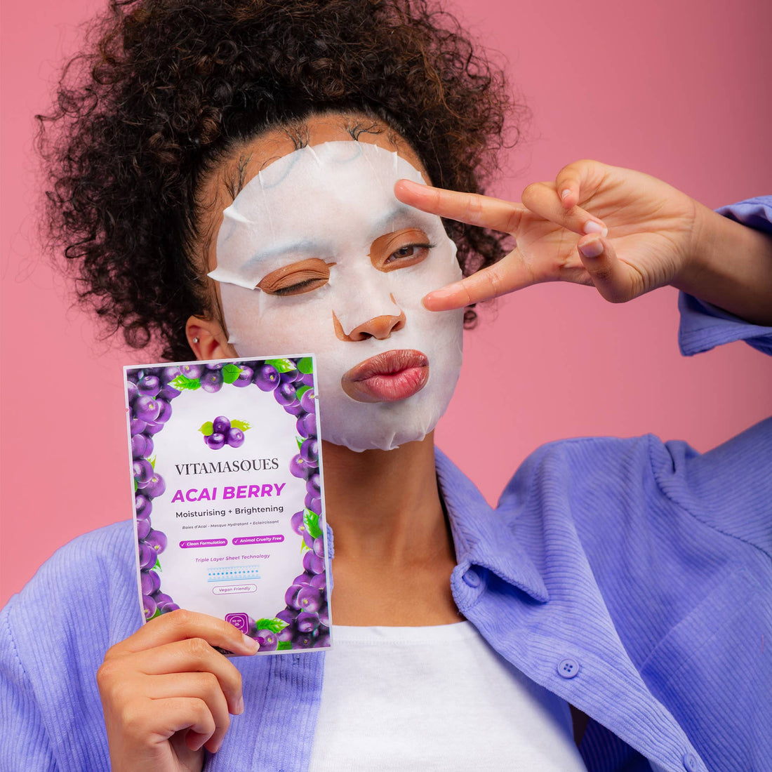 Vitamasques Acai Berry Face Sheet Mask