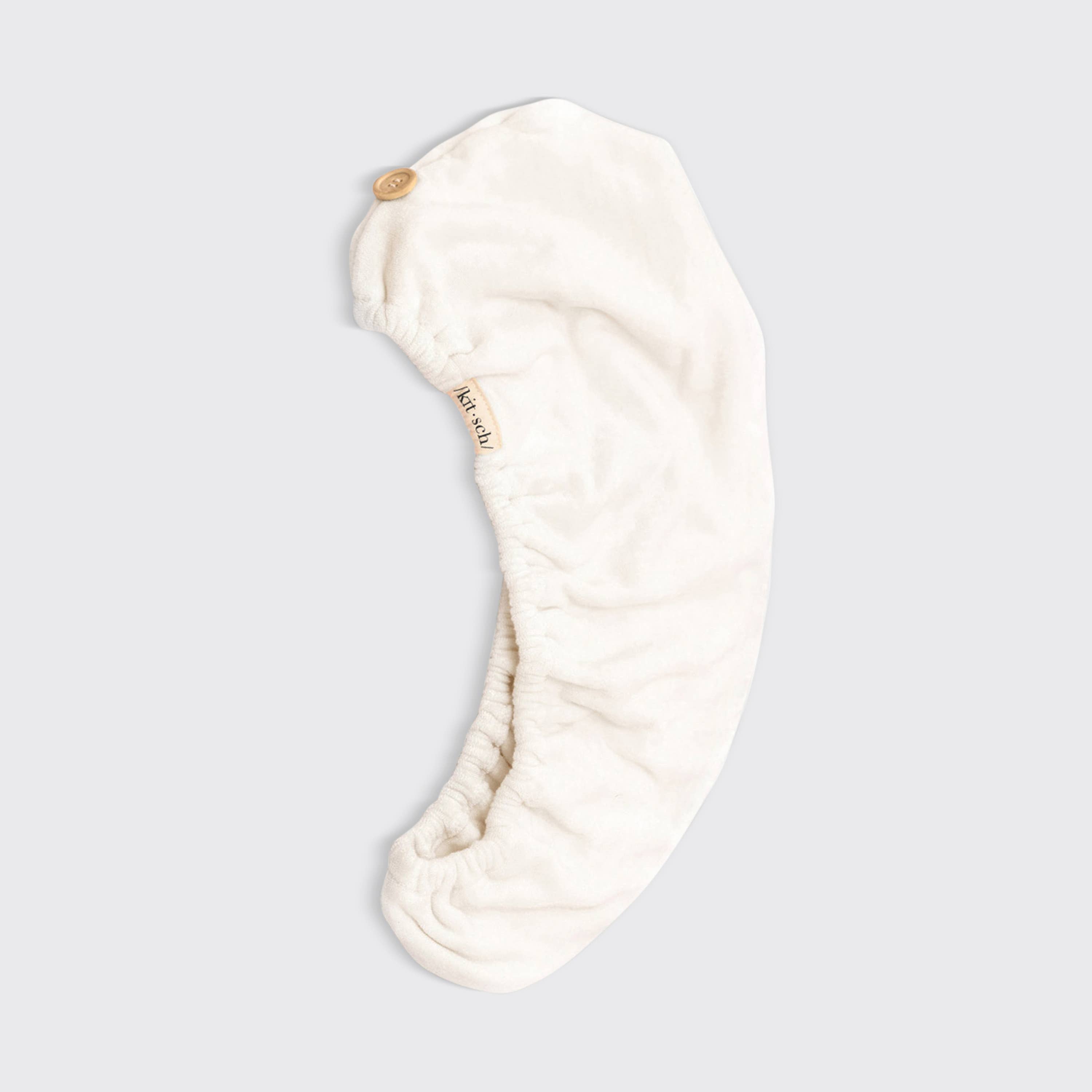 Kitsch Quick Dry Hair Towel - Ivory