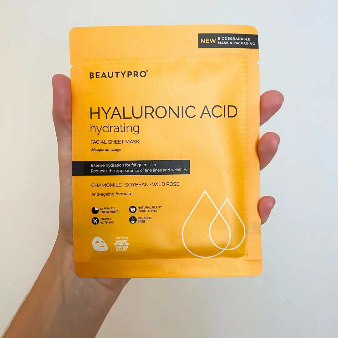 Beauty Pro Hyaluronic Acid Hydrating Sheet Mask