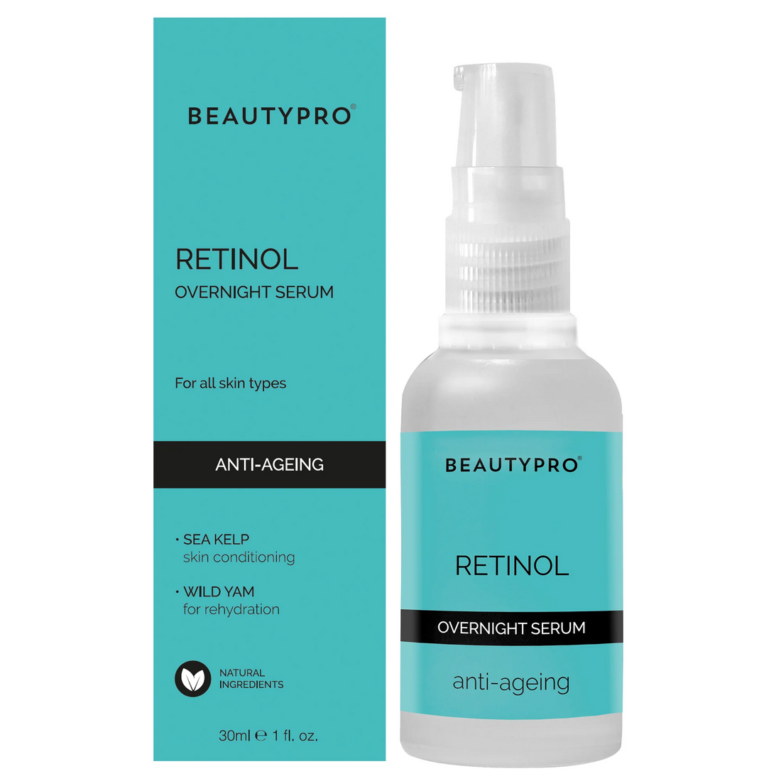 Beauty Pro RETINOL Anti-Ageing Overnight Serum 30ml