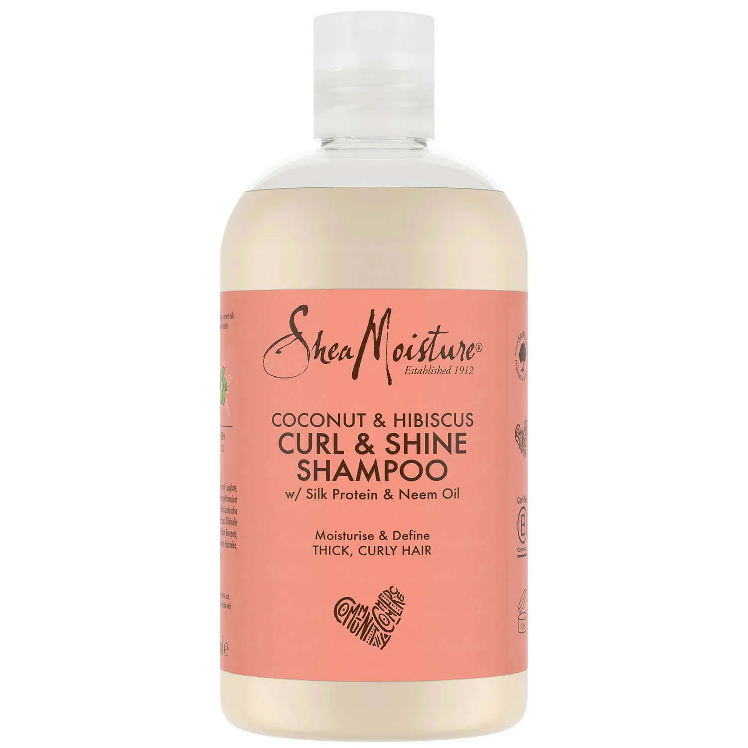 SheaMoisture Coconut &amp; Hibiscus Curl &amp; Shine Shampoo 13oz