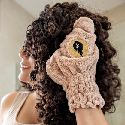 Bounce Curl Hair Drying Micro-Fiber Mittens