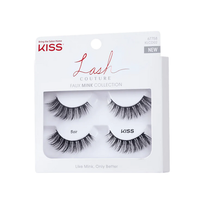 Kiss Lash Couture Faux Mink Double Pack - Soir