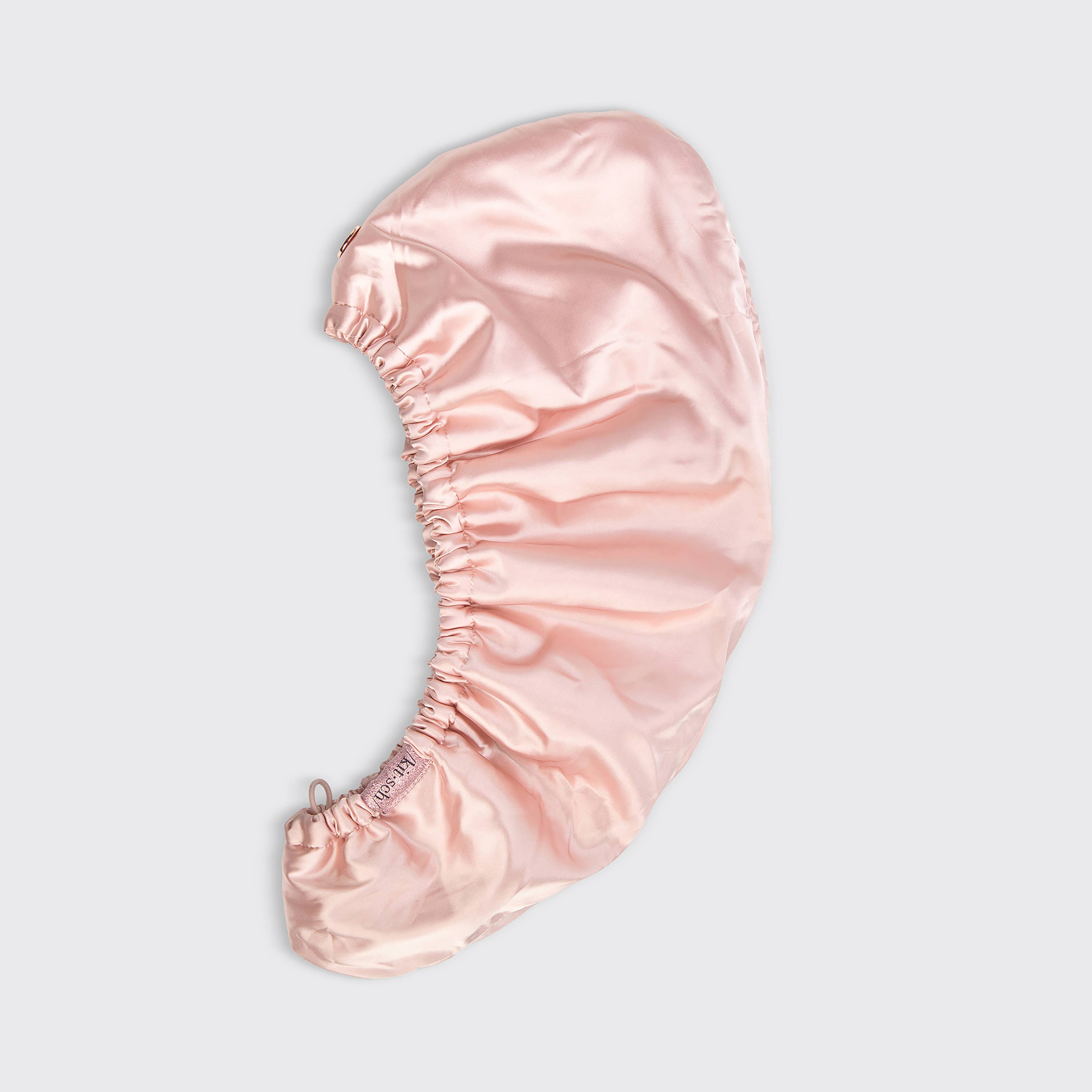 Kitsch Satin-Wrapped Hair Towel - Blush