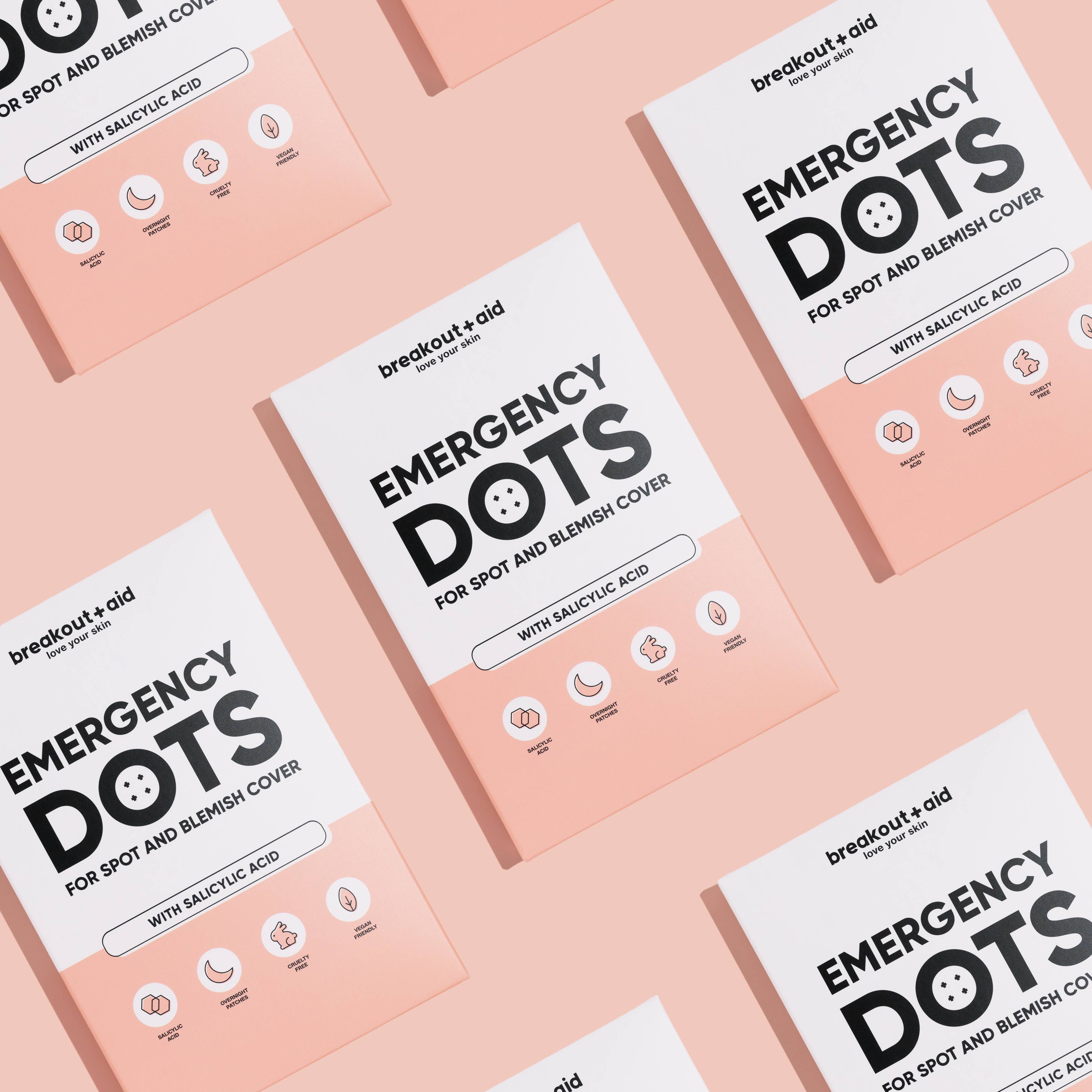 BreakoutAid Emergency Dots with Salicylic Acid 72 dots