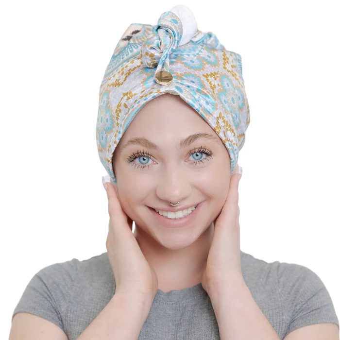 Bounce Curl Satin Microfiber Turban