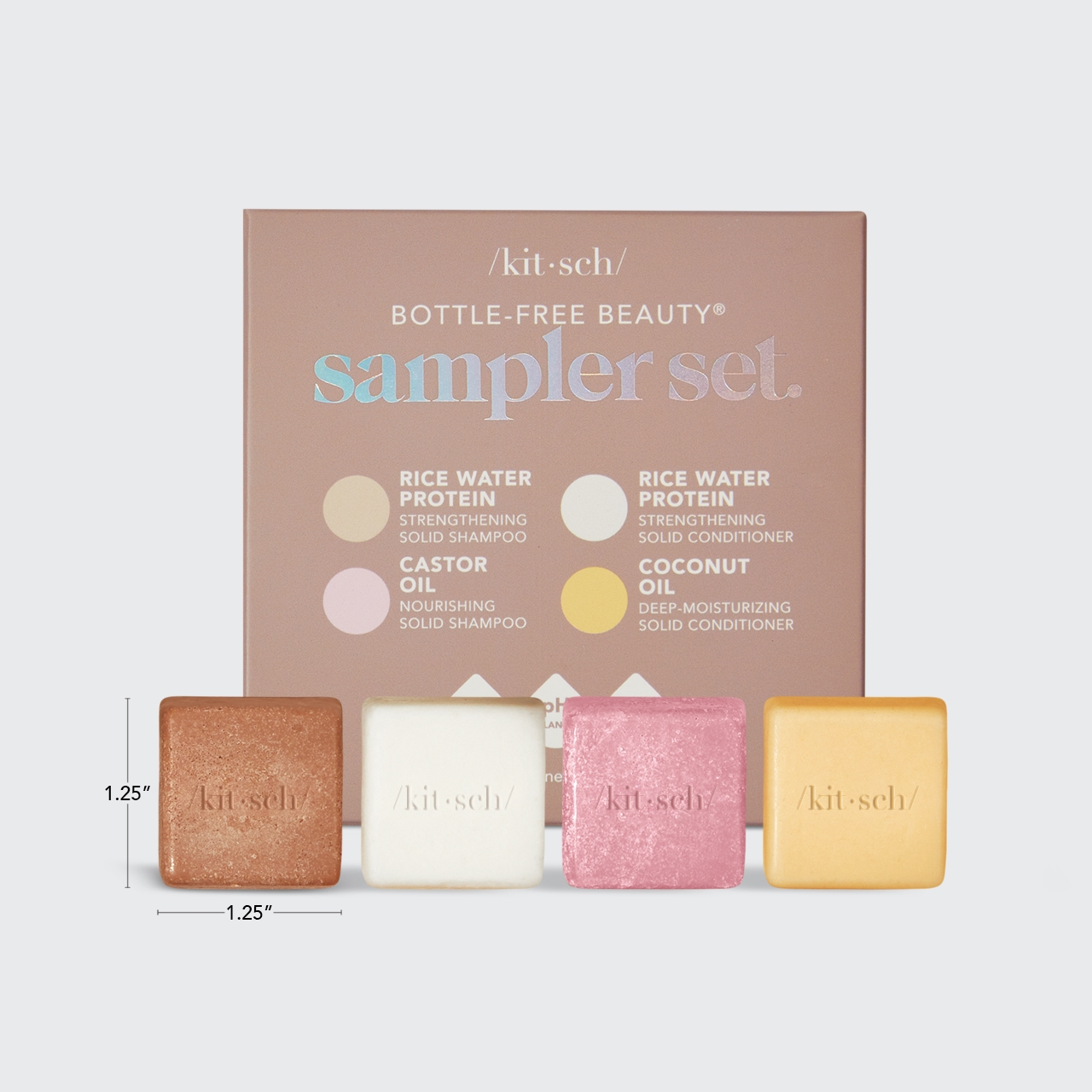 Kitsch Bottle-Free Beauty 4pc Sampler Set