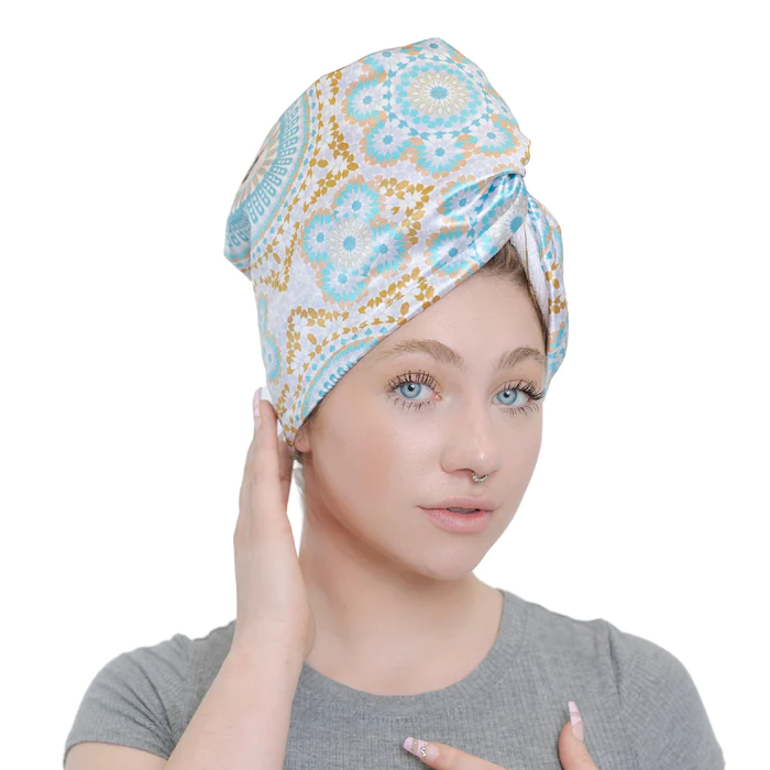 Bounce Curl Satin Microfiber Turban