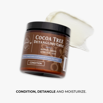 Qhemet Biologics Cocoa Tree Detangling Ghee