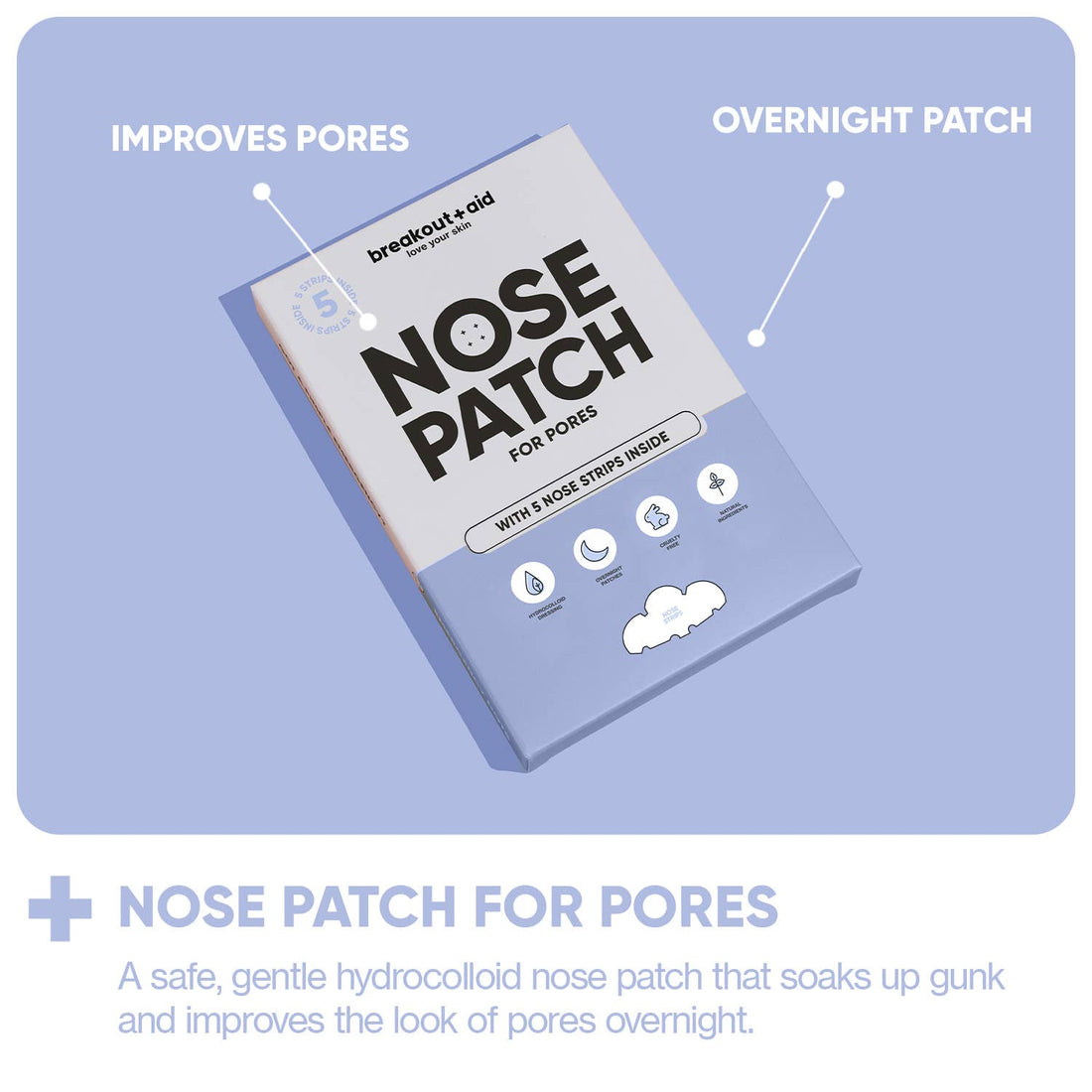 BreakoutAid Nose Patch for Pores 5 Patches