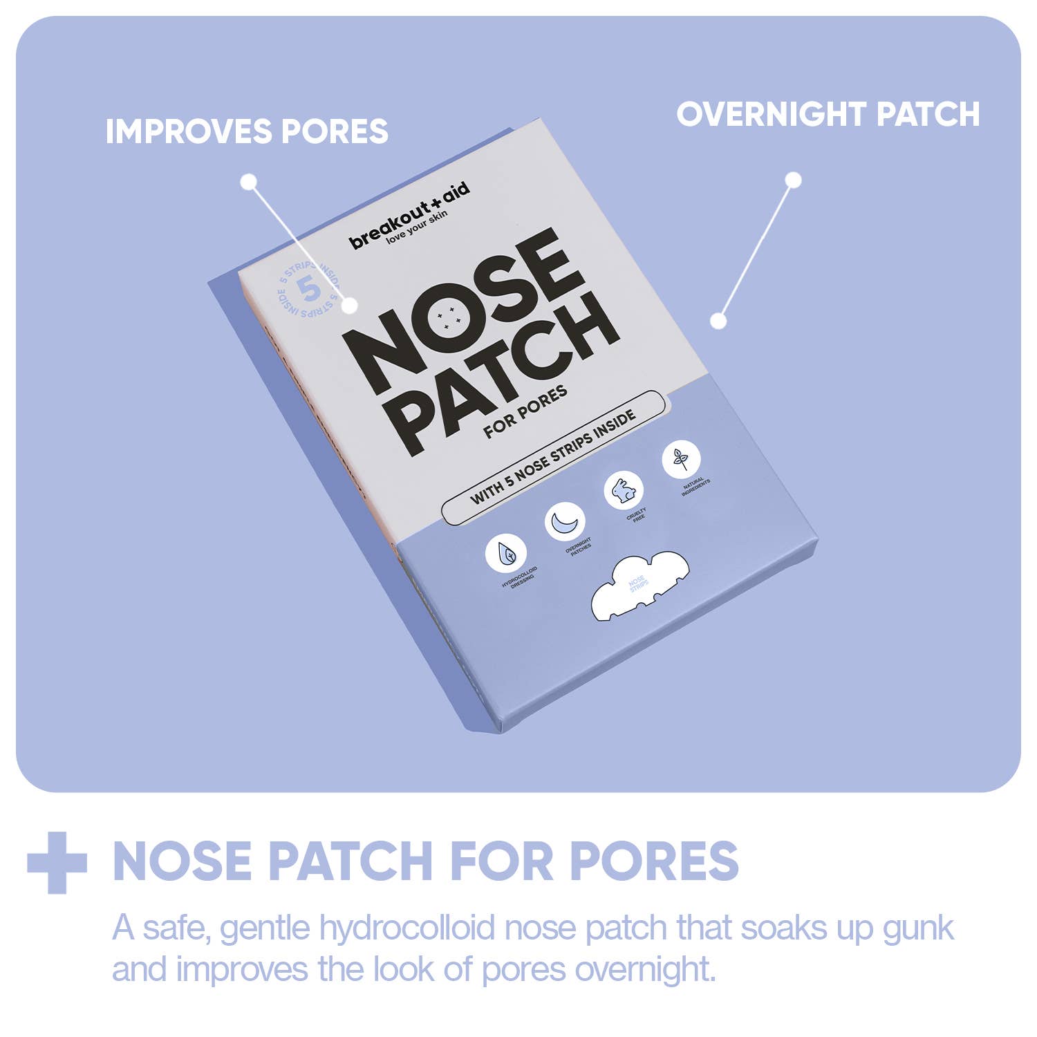 BreakoutAid Nose Patch for Pores 5 Patches