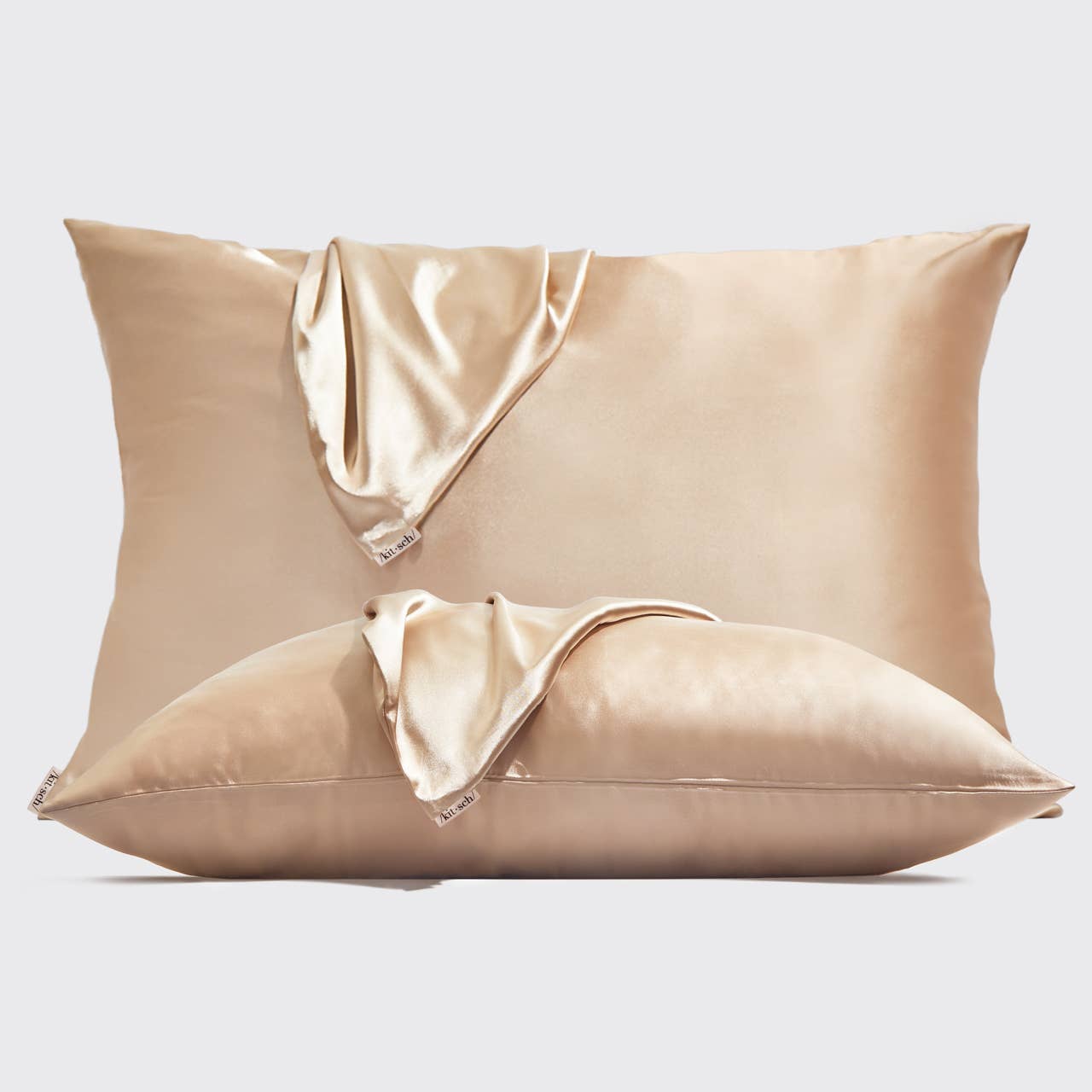 Kitsch Holiday Standard Pillowcase 2pc - Champagne