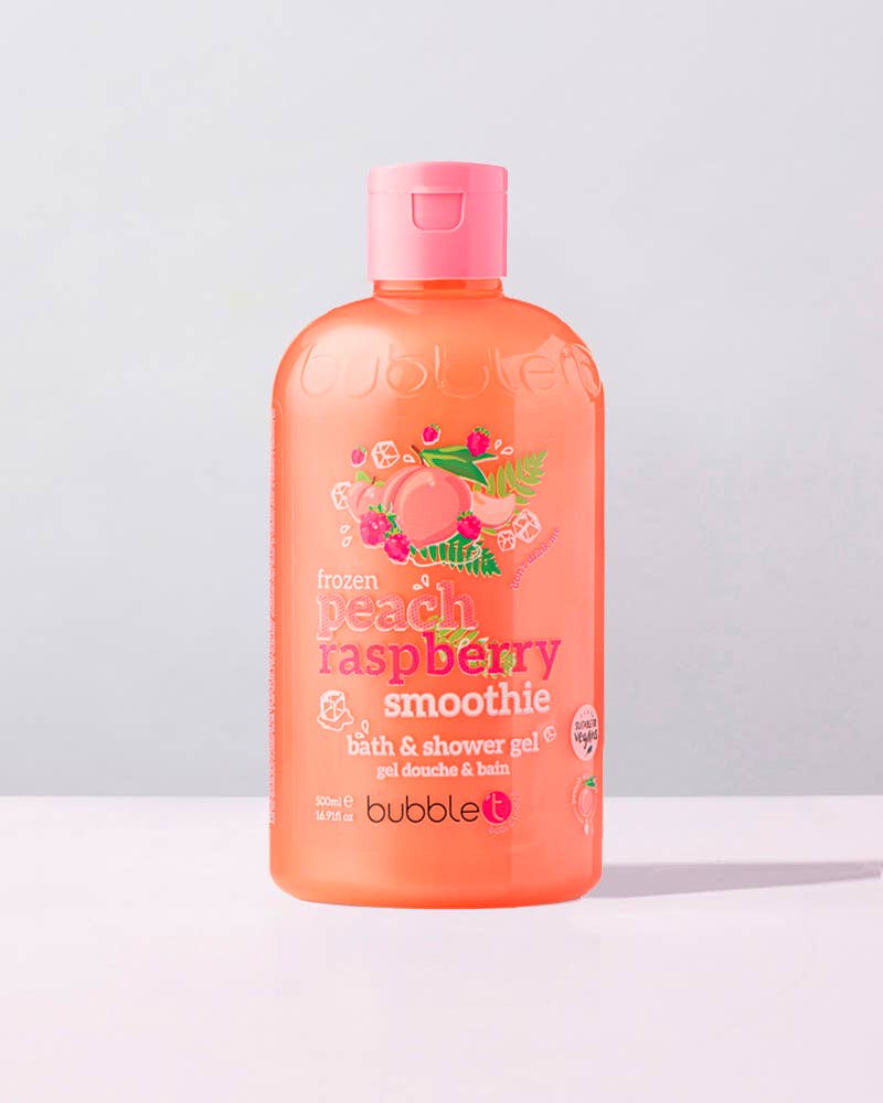 Bubble T Peach &amp; Raspberry Smoothie Body Wash (500ml)