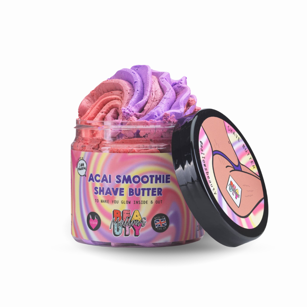 Mallows Beauty Acai Shave Butter 100g