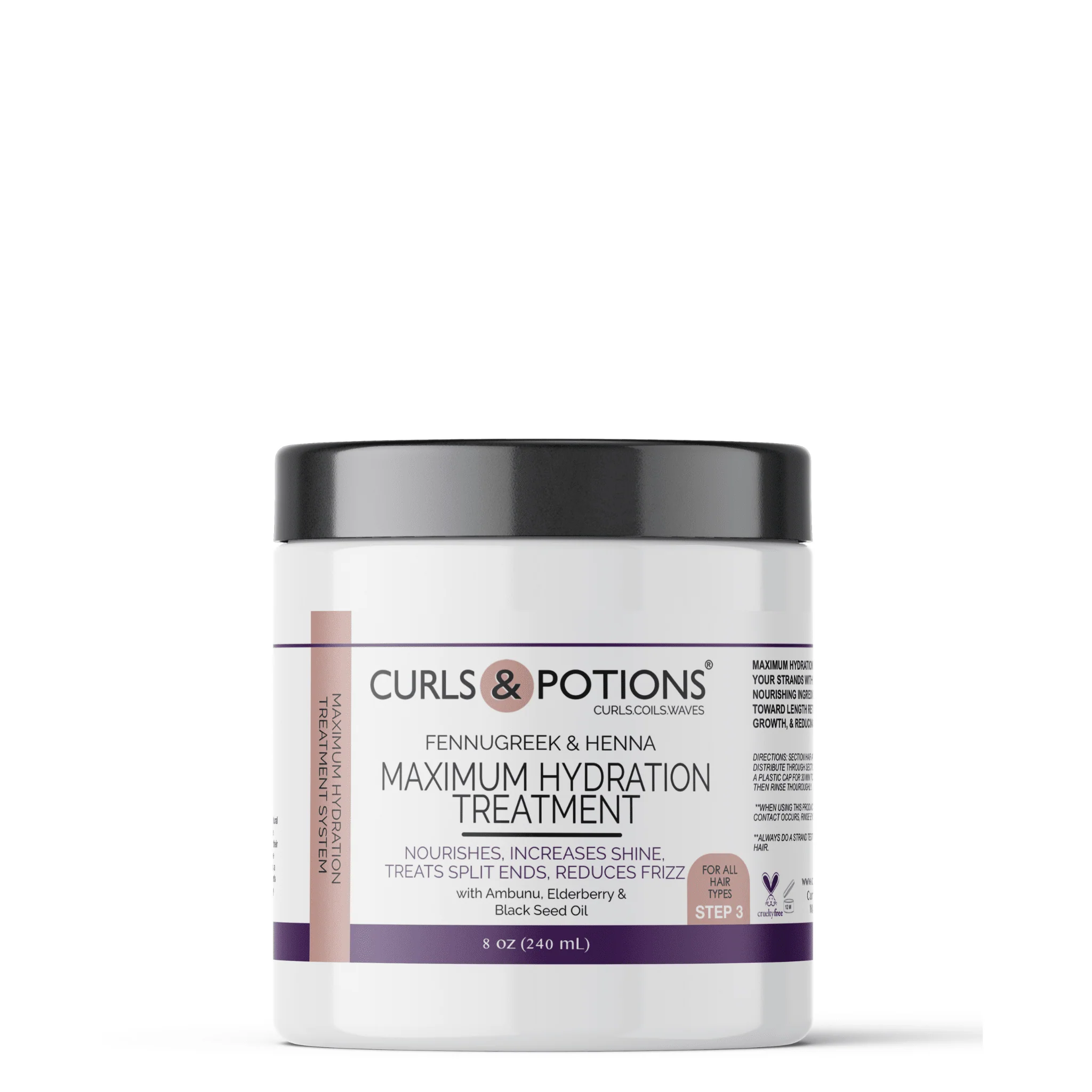 Curls &amp; Potions Fenugreek &amp; Henna Maximum Hydration Treatment - Step 3