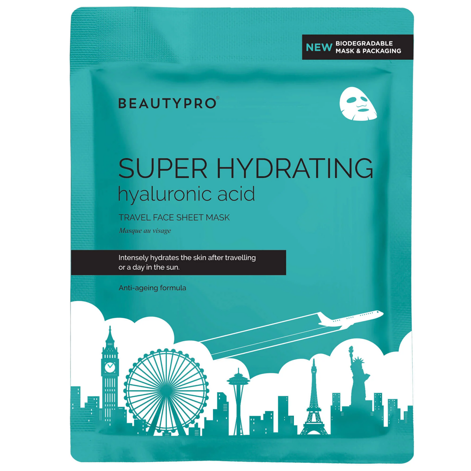 Beauty Pro Super Hydrating Travel Face Sheet Mask