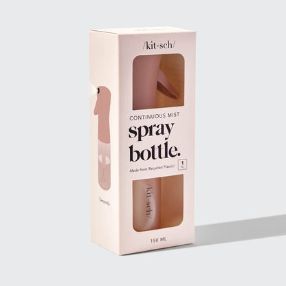 Kitsch Recycled Plastic Continuous Spray Bottle - Terracotta