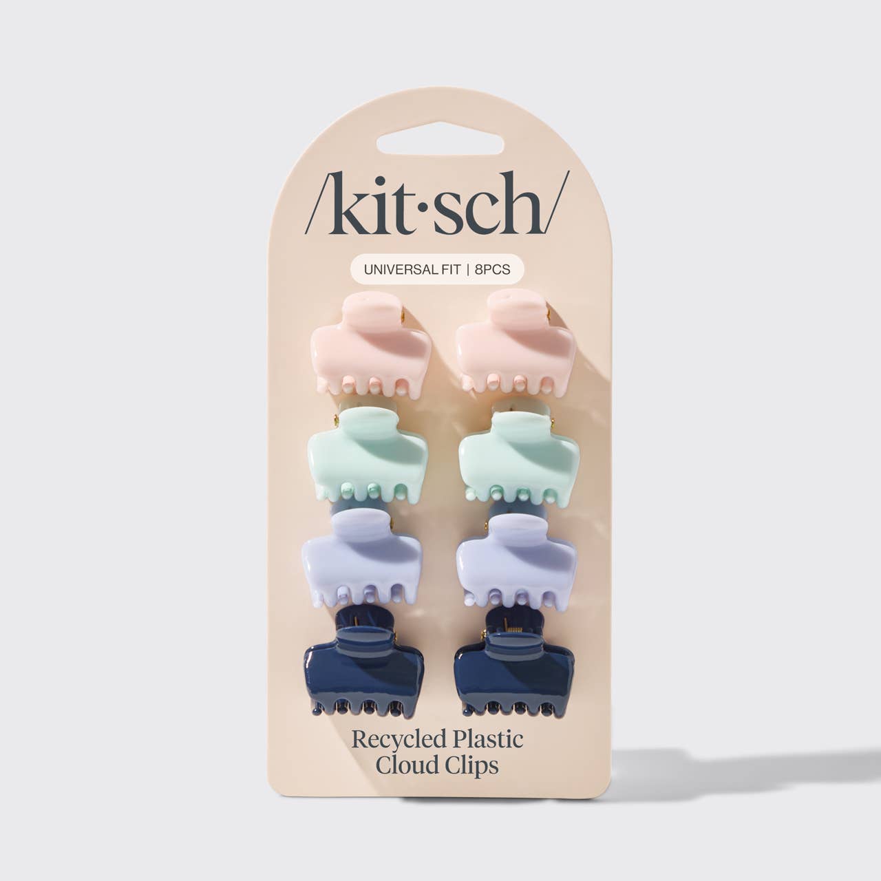 Kitsch Plastic Mini Cloud Clips 8pc Set- Garden Bouquet