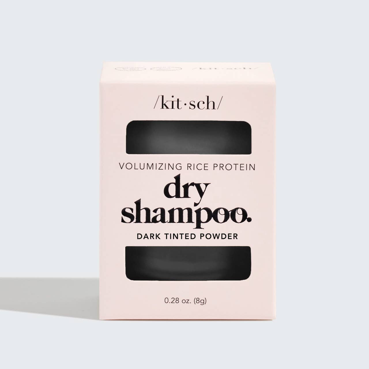 Kitsch Volumizing Rice Protein Dry Shampoo - Dark Tinted Powder 0.28oz