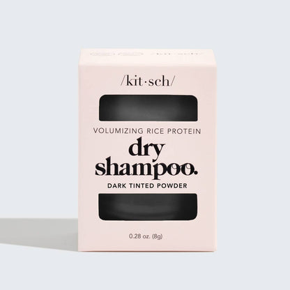 Kitsch Volumizing Rice Protein Dry Shampoo - Dark Tinted Powder 0.28oz