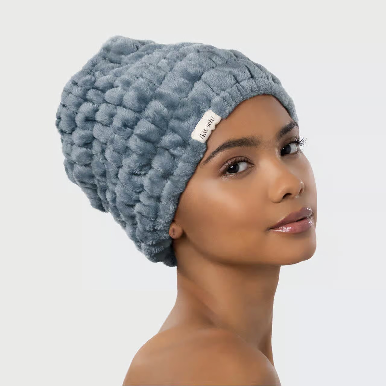 Kitsch Extra Wide Spa Headband - Misty Blue