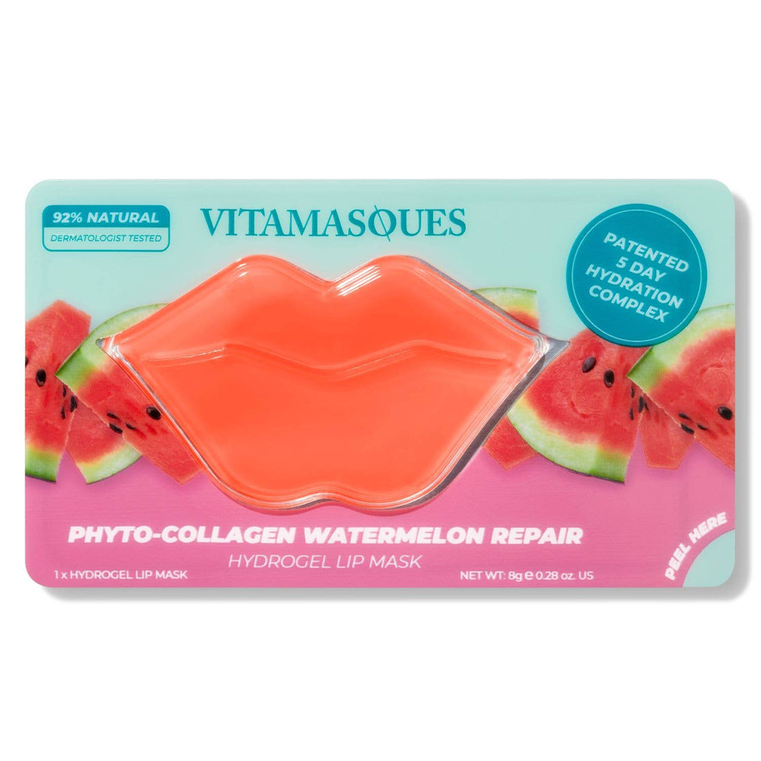 Vitamasques Collagen Watermelon Hydrogel Lip Mask