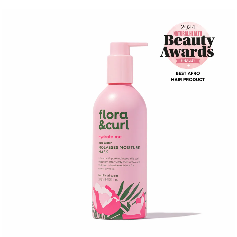 Flora &amp; Curl Rose Water &amp; Honey Molasses Moisture Mask 300ml