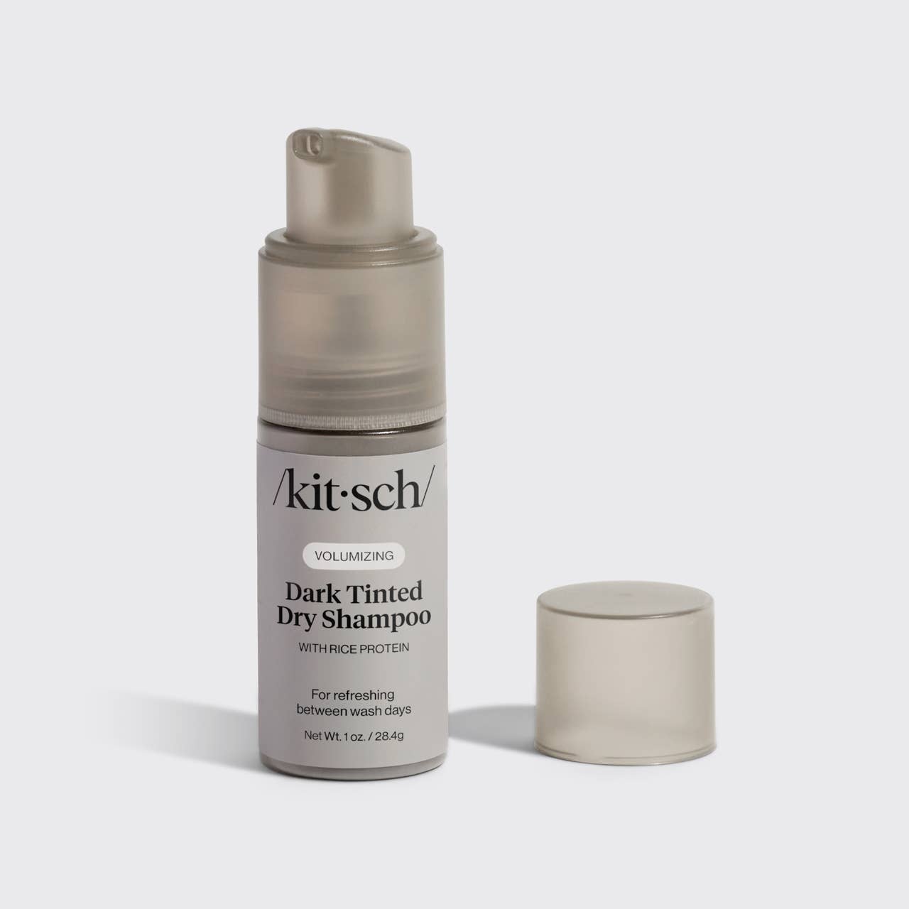 Kitsch Volumizing Rice Protein Dry Shampoo - Dark Tinted Pump 1 oz