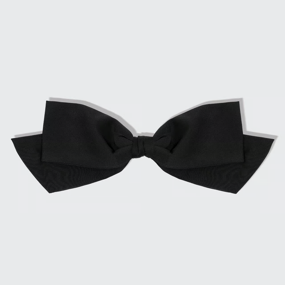 Kitsch Recycled Fabric Bow Hair Clip 1pc- Black