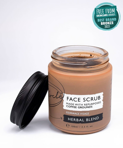 UpCircle Face Scrub with Coffee + Tea Tree - HERBAL BLEND