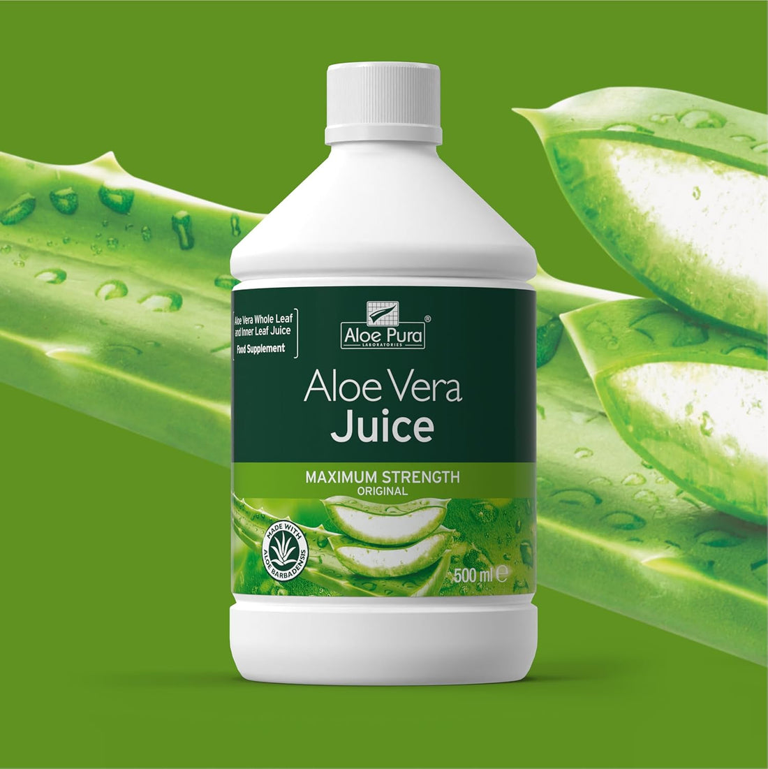 Aloe Pura Aloe Vera Maximum Strength Juice 500ml