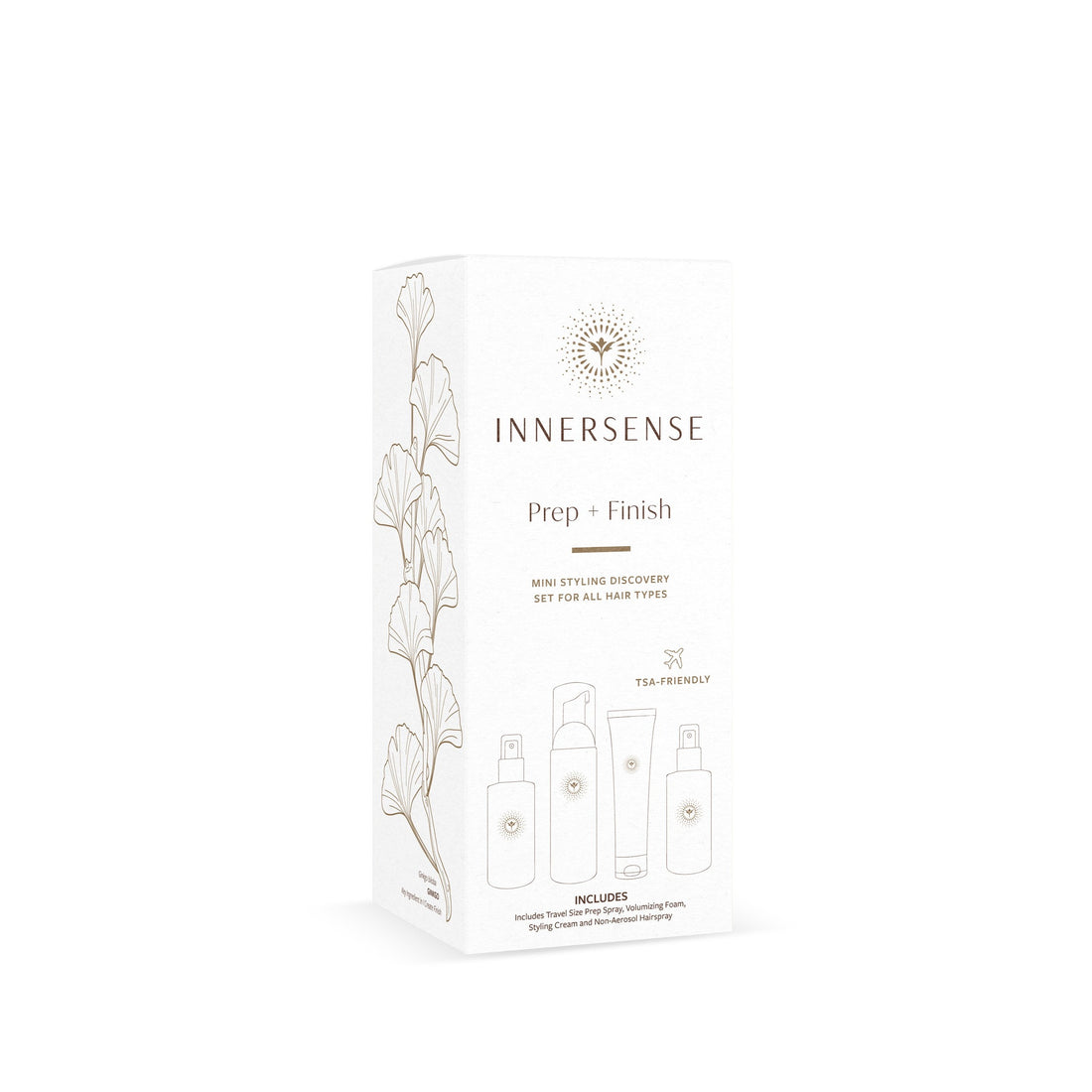 Innersense Holiday Hero Stylers Mini Set (Prep + Finish) - 4 pcs