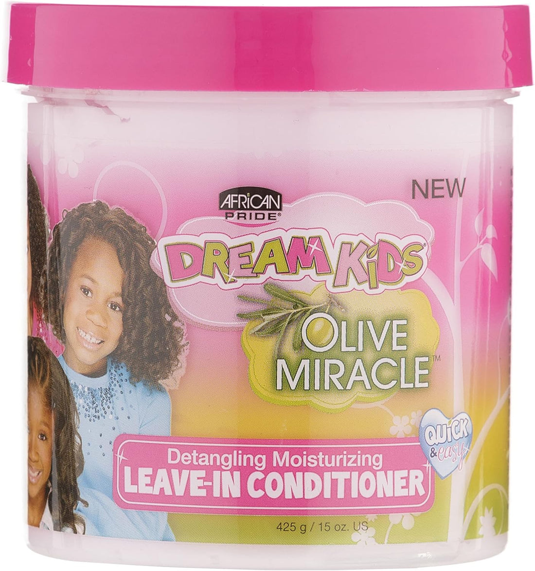 African Pride Dream Kids Olive Miracle Detangling Moisturising Leave-In Conditioner 15oz