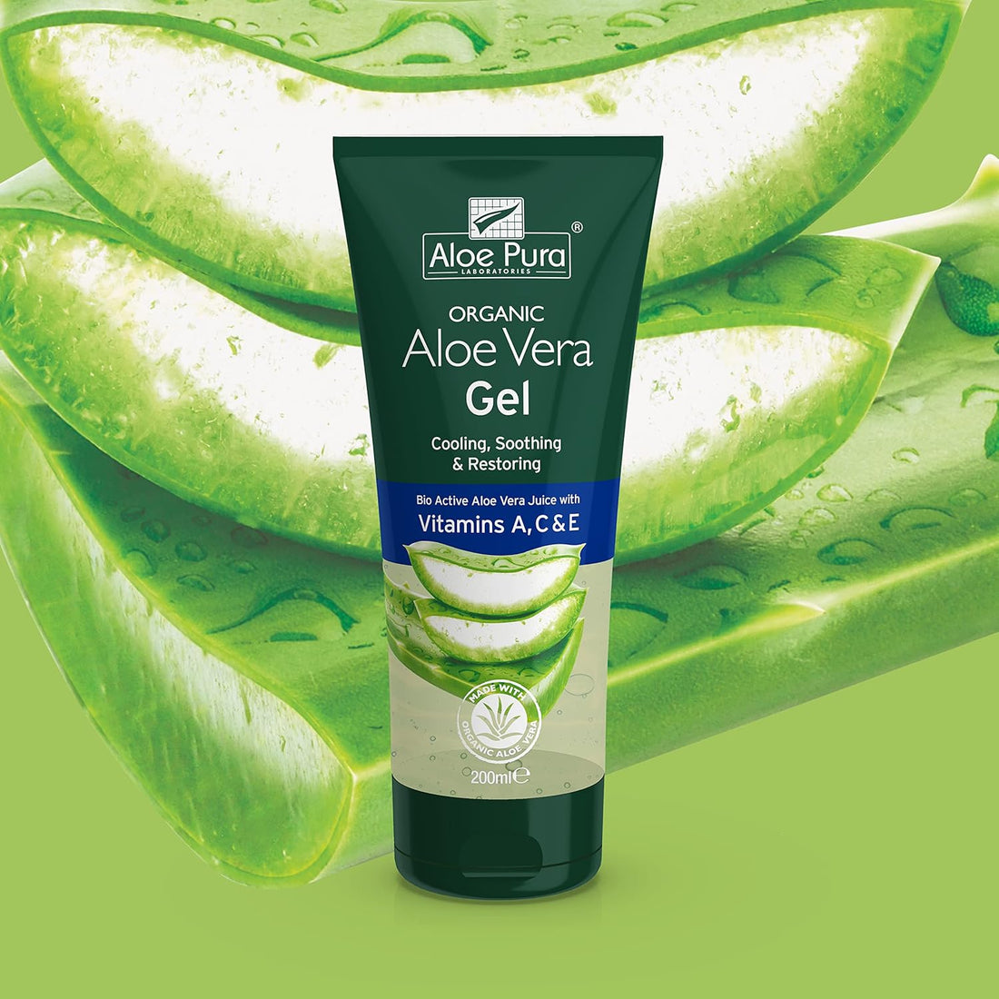 Aloe Pura Organic Aloe Vera Gel with Vitamin&