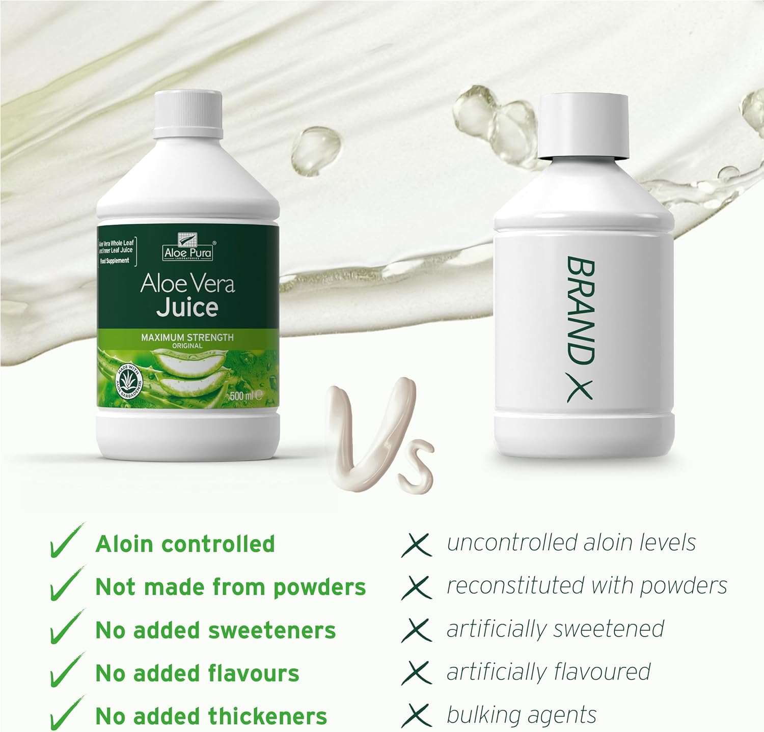 Aloe Pura Aloe Vera Maximum Strength Juice 500ml