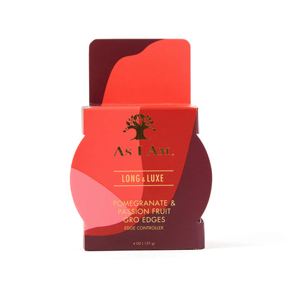 As I Am Long &amp; Luxe Pomegranate &amp; Passion Fruit GroEdges 4oz