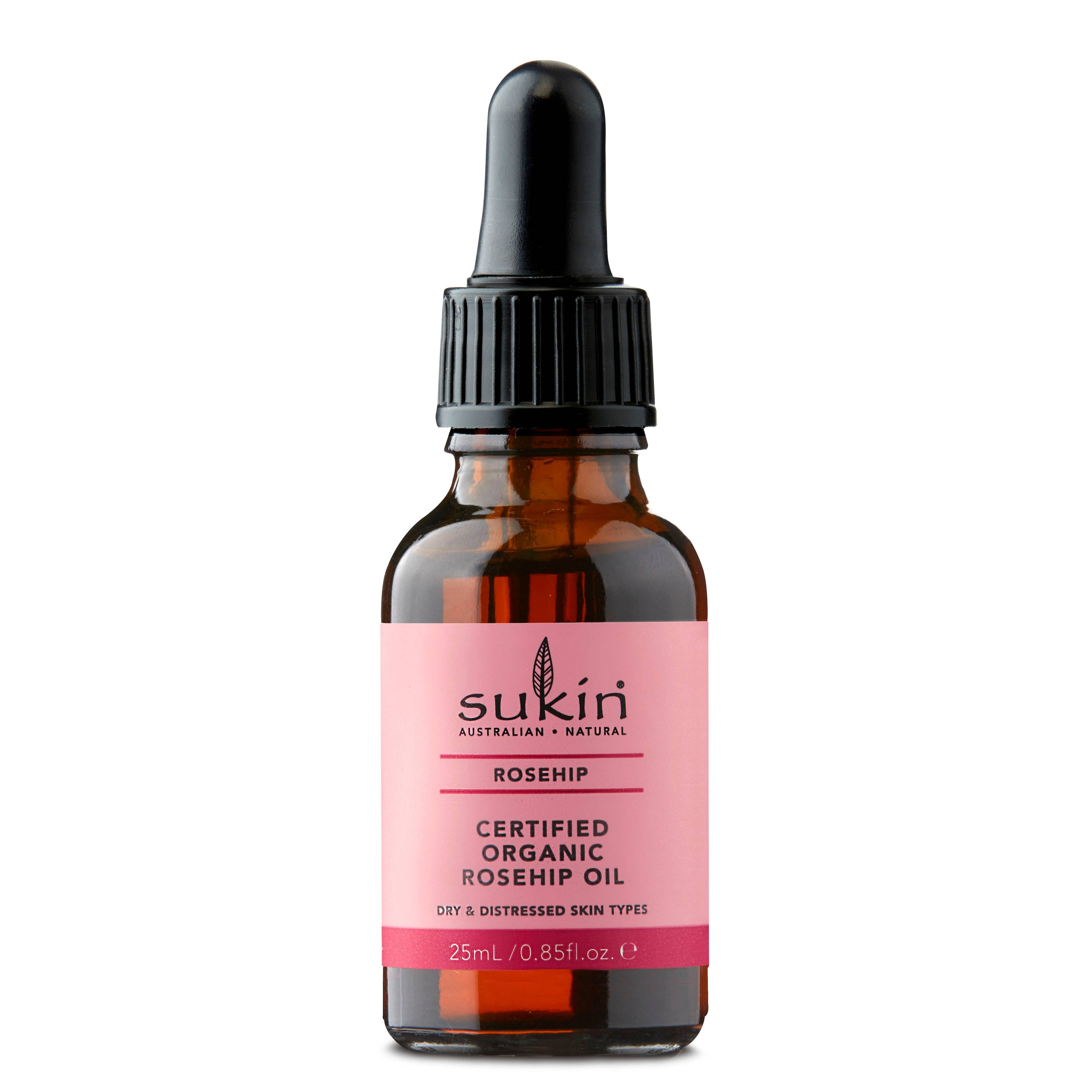 Sukin Certified Organic Rosehip Oil 25ml