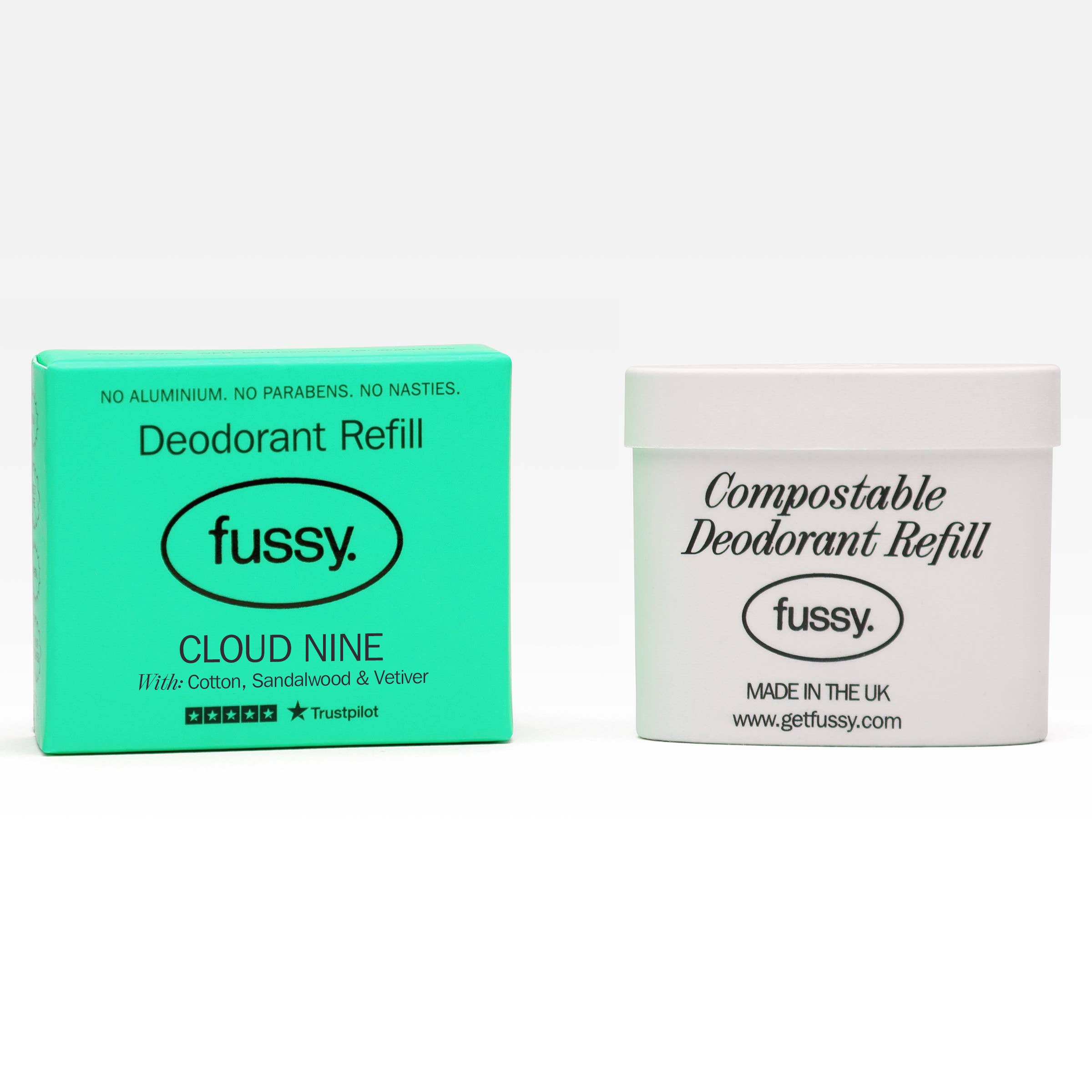 Fussy Natural Deodorant Cloud Nine Refill