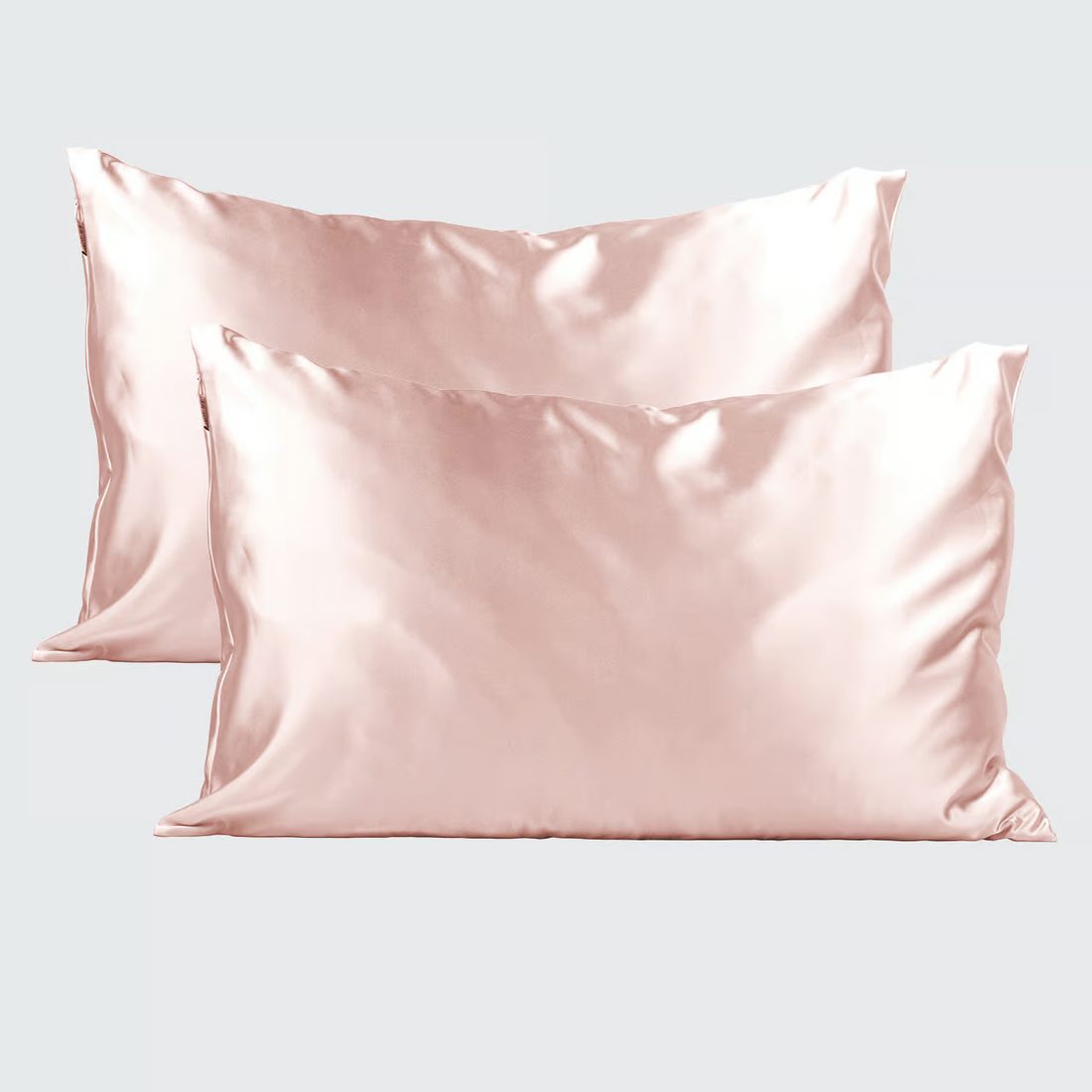 Kitsch Holiday Satin Pillowcase Set (2 Pack) - Blush