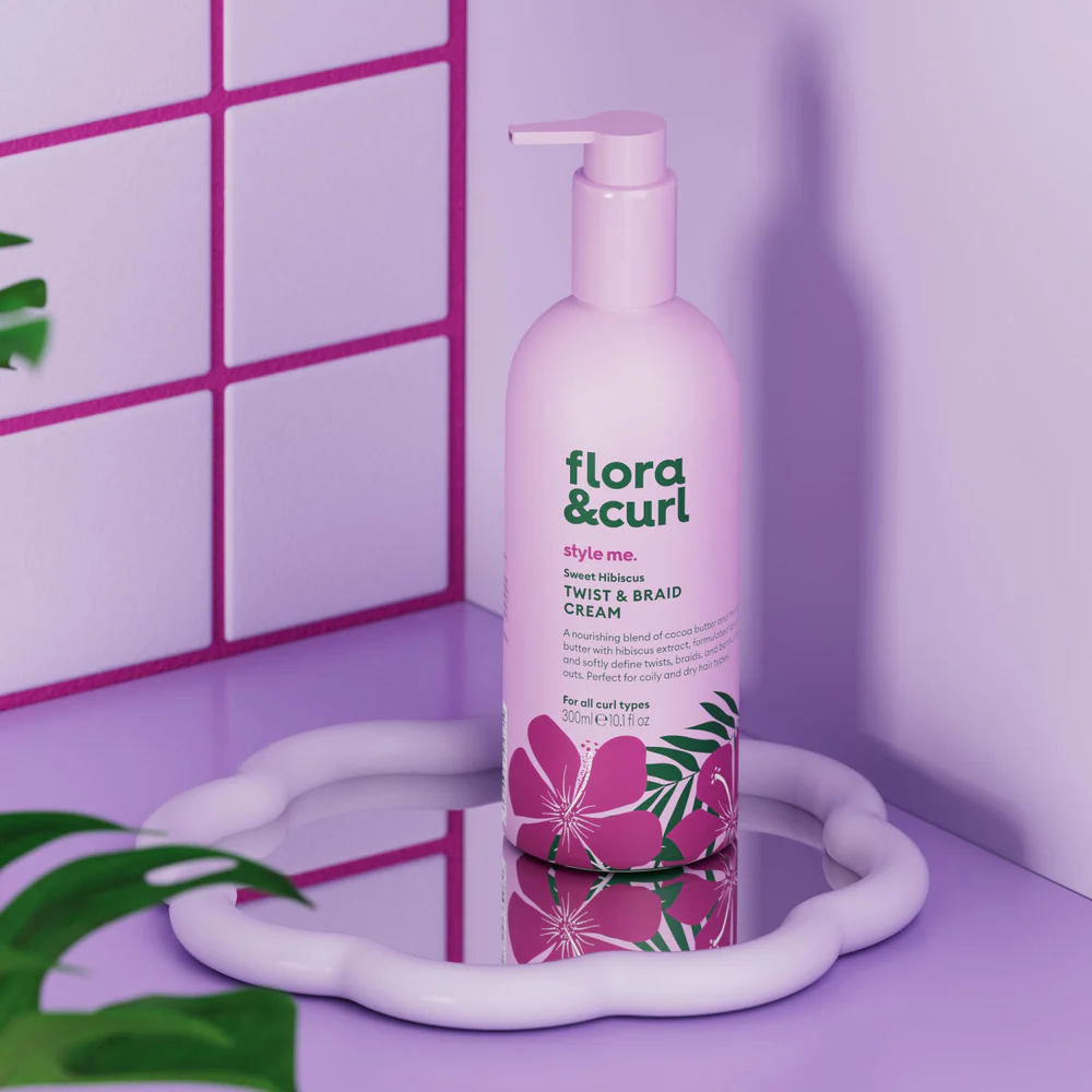 Flora &amp; Curl Sweet Hibiscus Twist &amp; Braid Cream 300ml