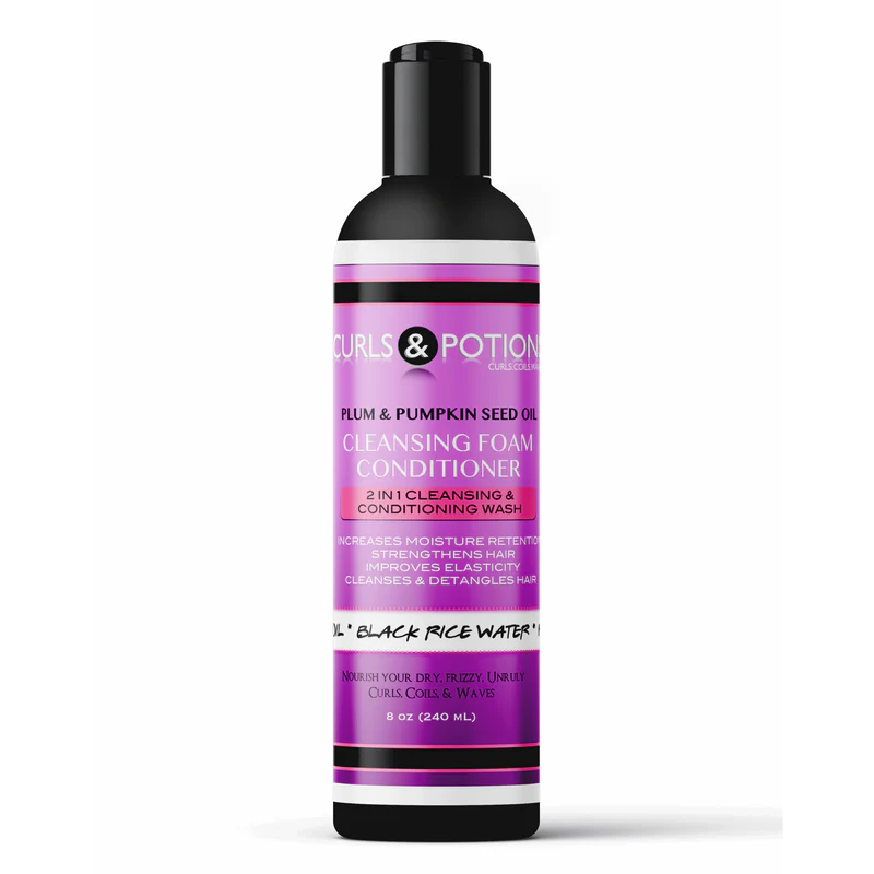 Curls &amp; Potions Cleansing Foam Conditioner 8oz