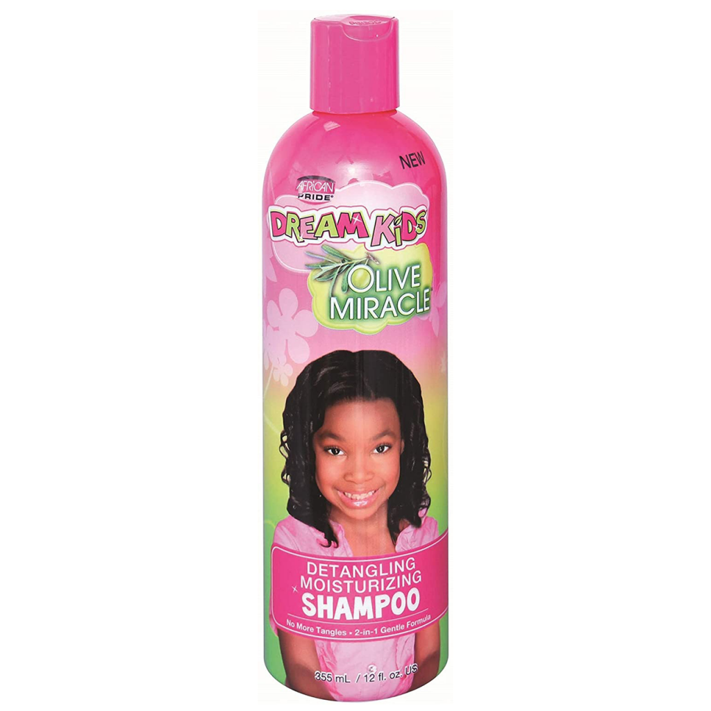 African Pride Dream Kids Olive Miracle Detangling Moisturizing Shampoo 12oz