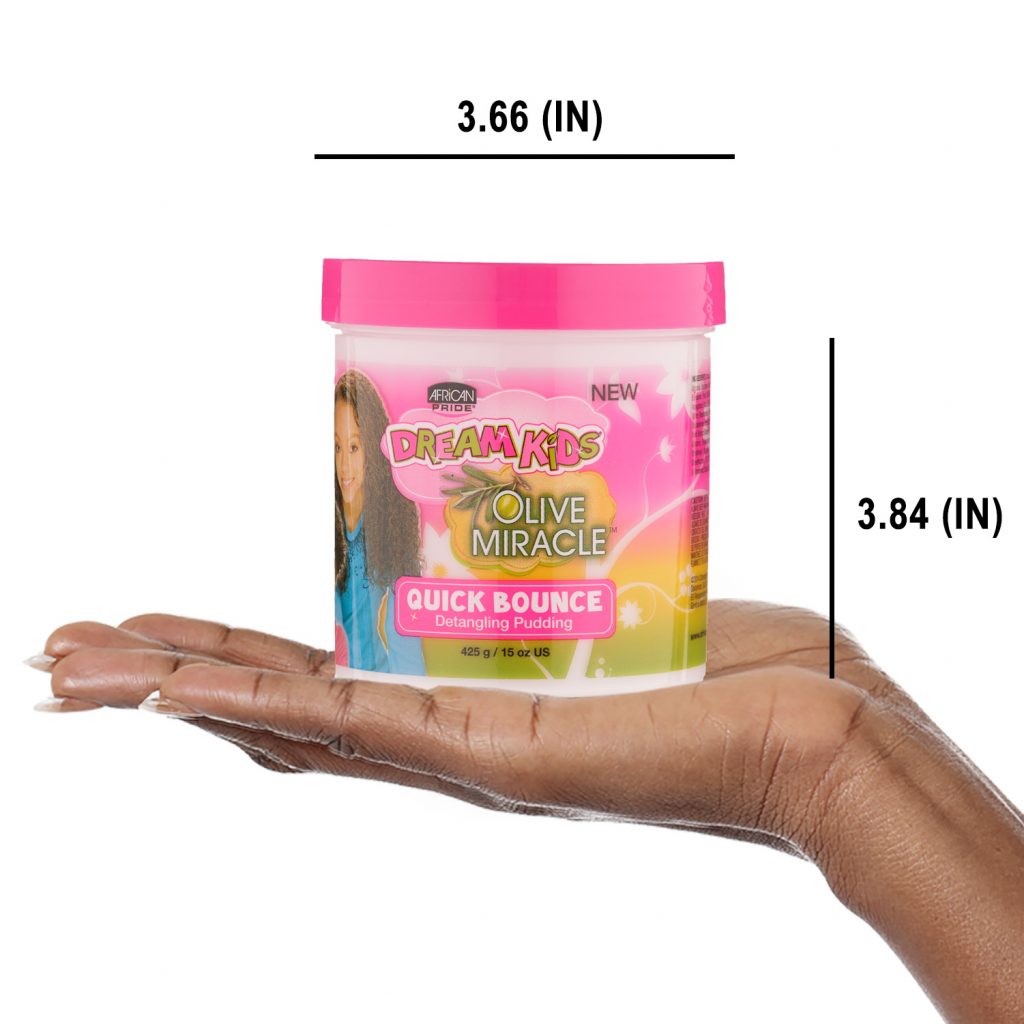 African Pride Dream Kids Olive Miracle Quick Bounce Detangling Pudding 15oz