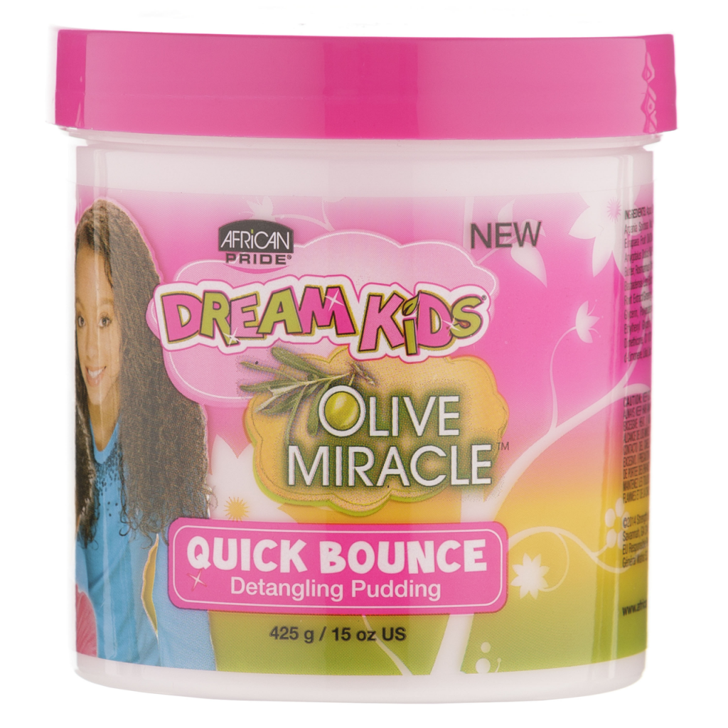 African Pride Dream Kids Olive Miracle Quick Bounce Detangling Pudding 15oz