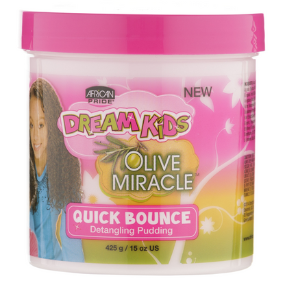 African Pride Dream Kids Olive Miracle Quick Bounce Detangling Pudding 15oz