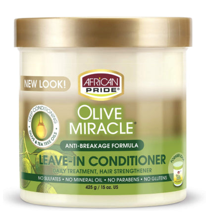 African Pride Olive Miracle Leave-in Conditioner 15oz