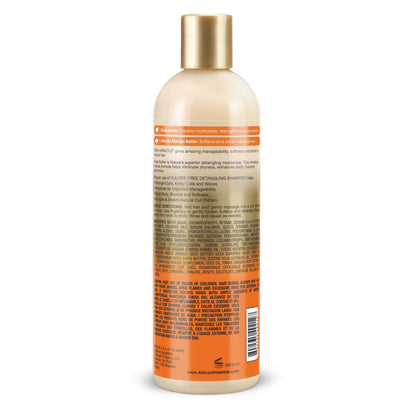 African Pride Shea Miracle Moisture Intense Sulfate-Free Detangling Shampoo 12oz