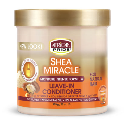 African Pride Shea Miracle Moisture Intense Leave-In Conditioner 15oz